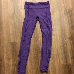 PURPLE LULULEMON LEGGINGS SIZE 4